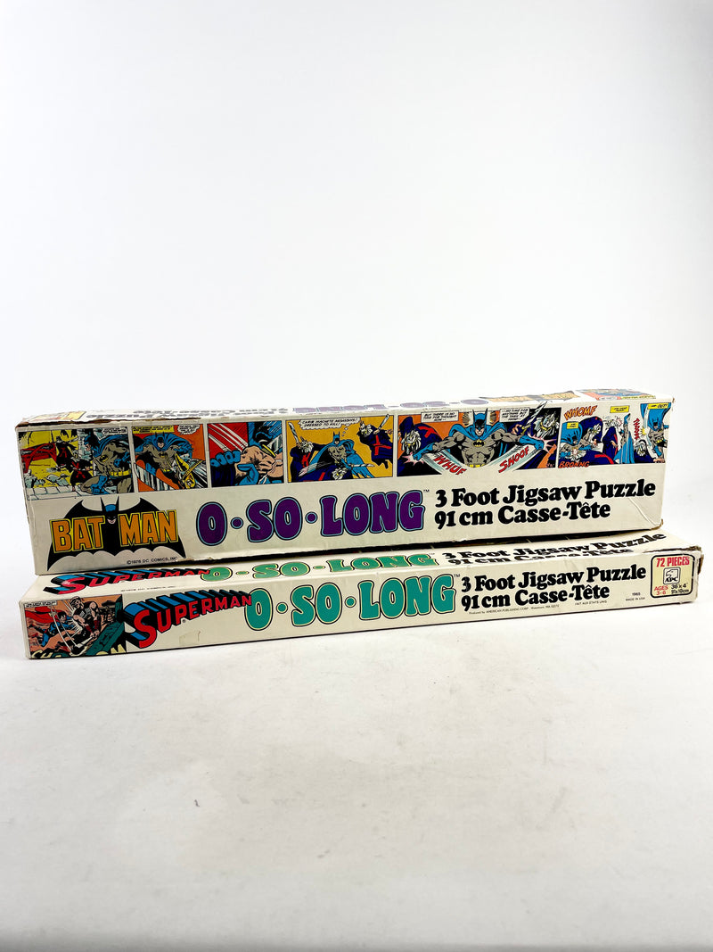 Vintage Batman & Superman O So Long Jigsaw Puzzles