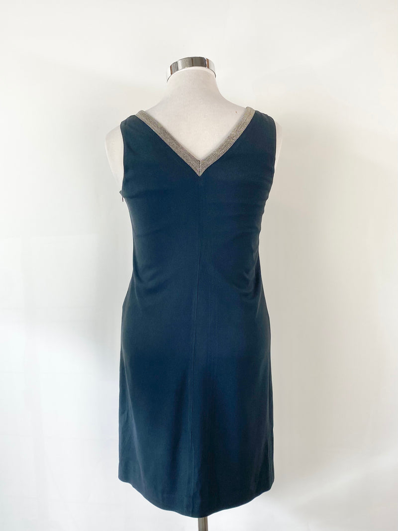 Fabiana Fillppi Stone Blue Mini Dress - AU12
