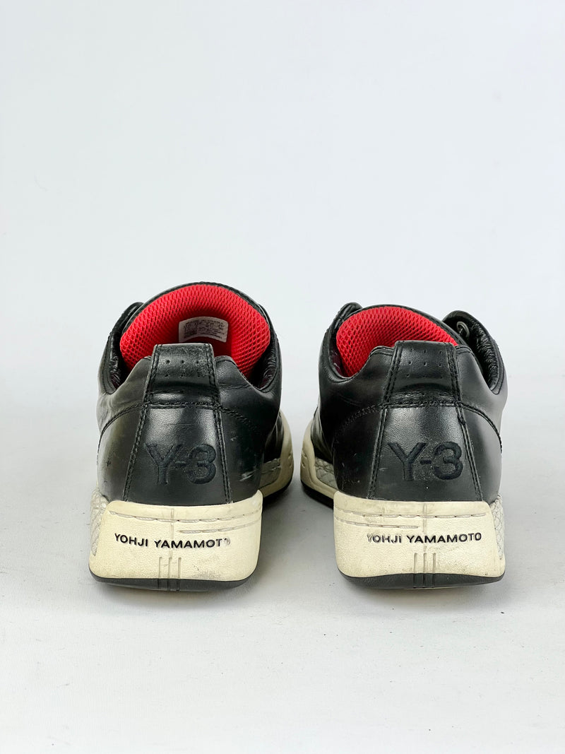Adidas x Y-3 Black Leather Sneakers - MENS US7.5