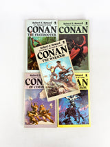 Conan The Warrior 5 Book Set by Robert E. Howard