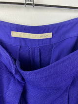 Willow Indigo Textured Trousers - AU 10