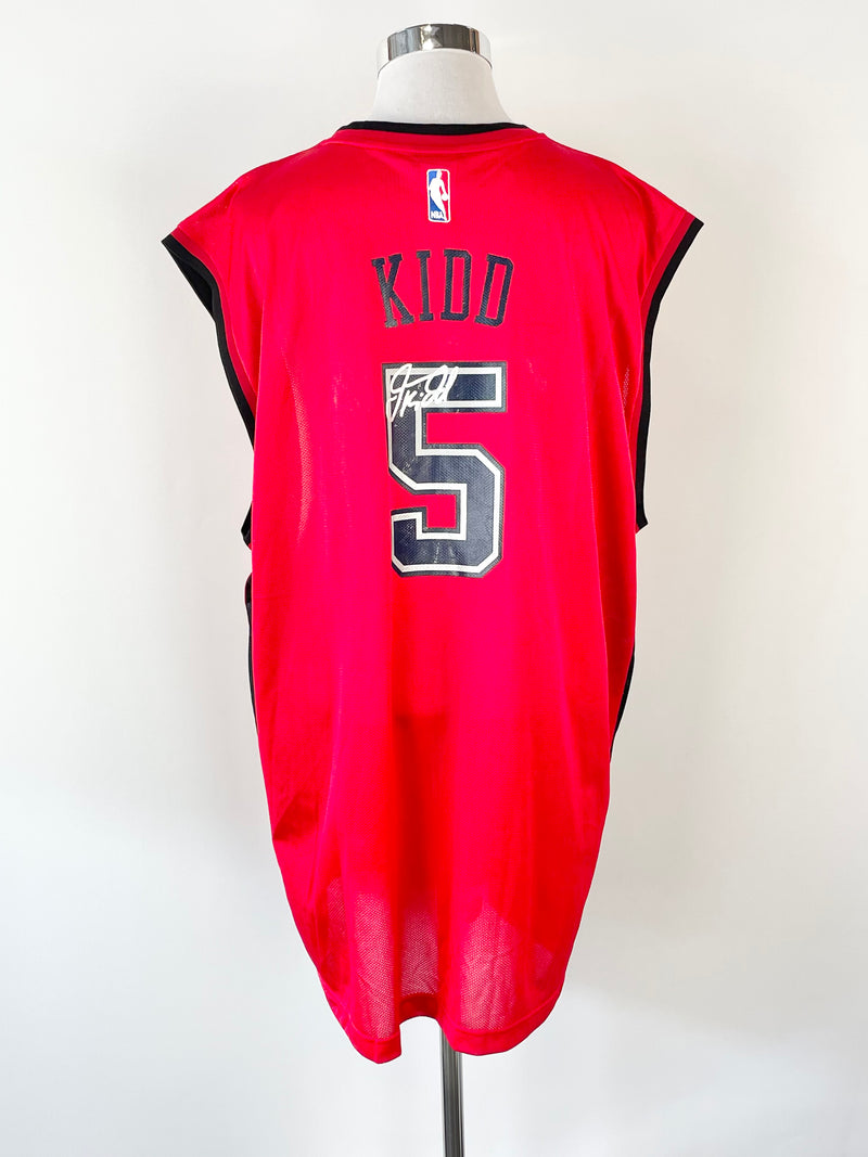 Signed New Jersey Nets Vintage NBA Jason Kidd Jersey - 3XL