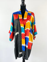 Multicoloured Kimono Style Top - AU16