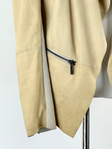 Cable Melbourne Beige Suede Waterfall Jacket - AU8