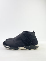 Marni Black & White Contrast Neoprene Sneakers - EU40