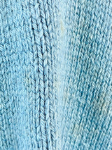 Handmade Blue Nordic Knit Jumper - L
