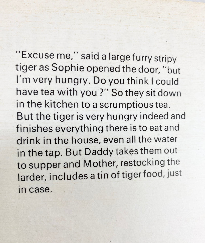 The Tiger Who Came to Tea 1973 Edition - Judith Kerr