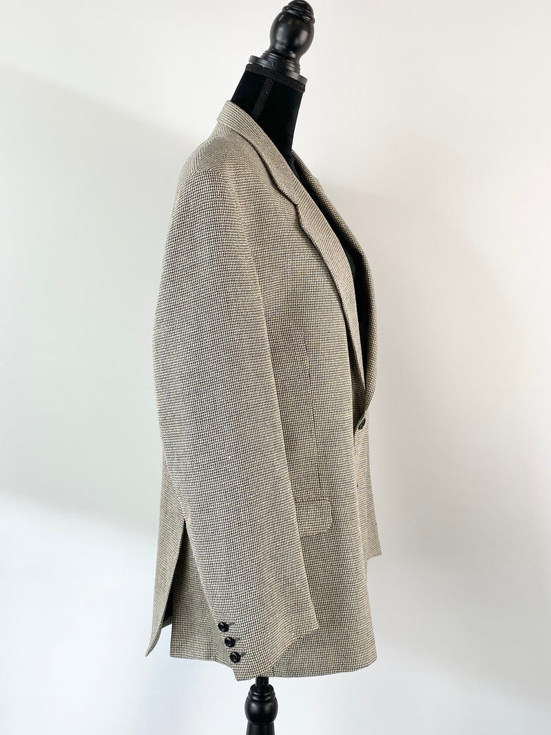 Bossini Silk & Wool Blend Blazer - Size 54