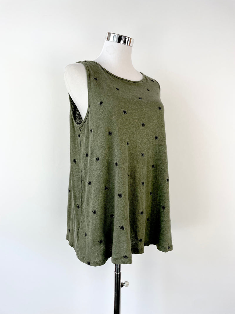 Country Road Olive Green Tank Top - S