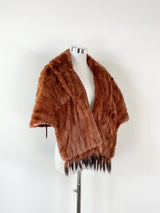 Red Fur Stole