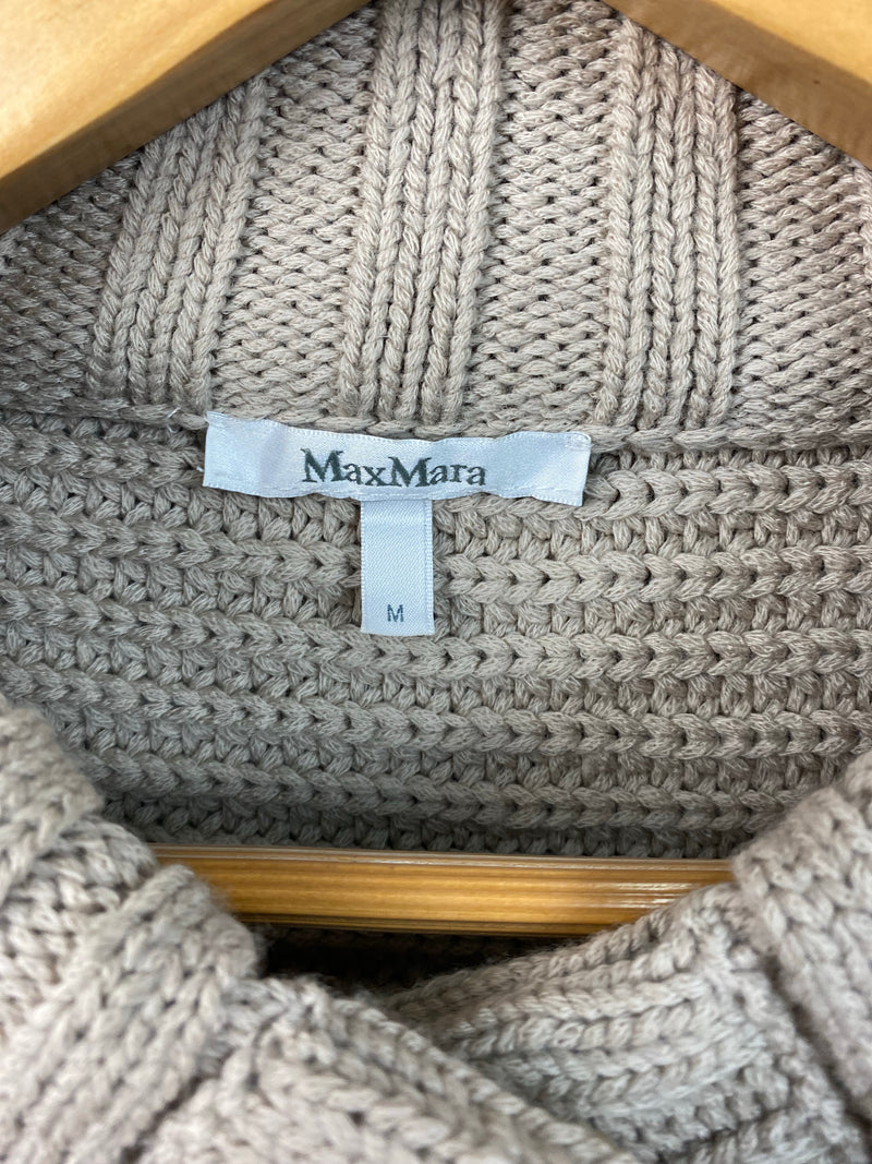 Max Maxa Cream Coloured Knit Top - AU 10  / 12