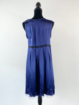 Trelise Cooper Midnight Blue Diamonte Dress - AU12