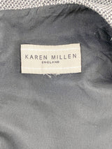 Karen Millen Wool Blend Grey Dress - AU6