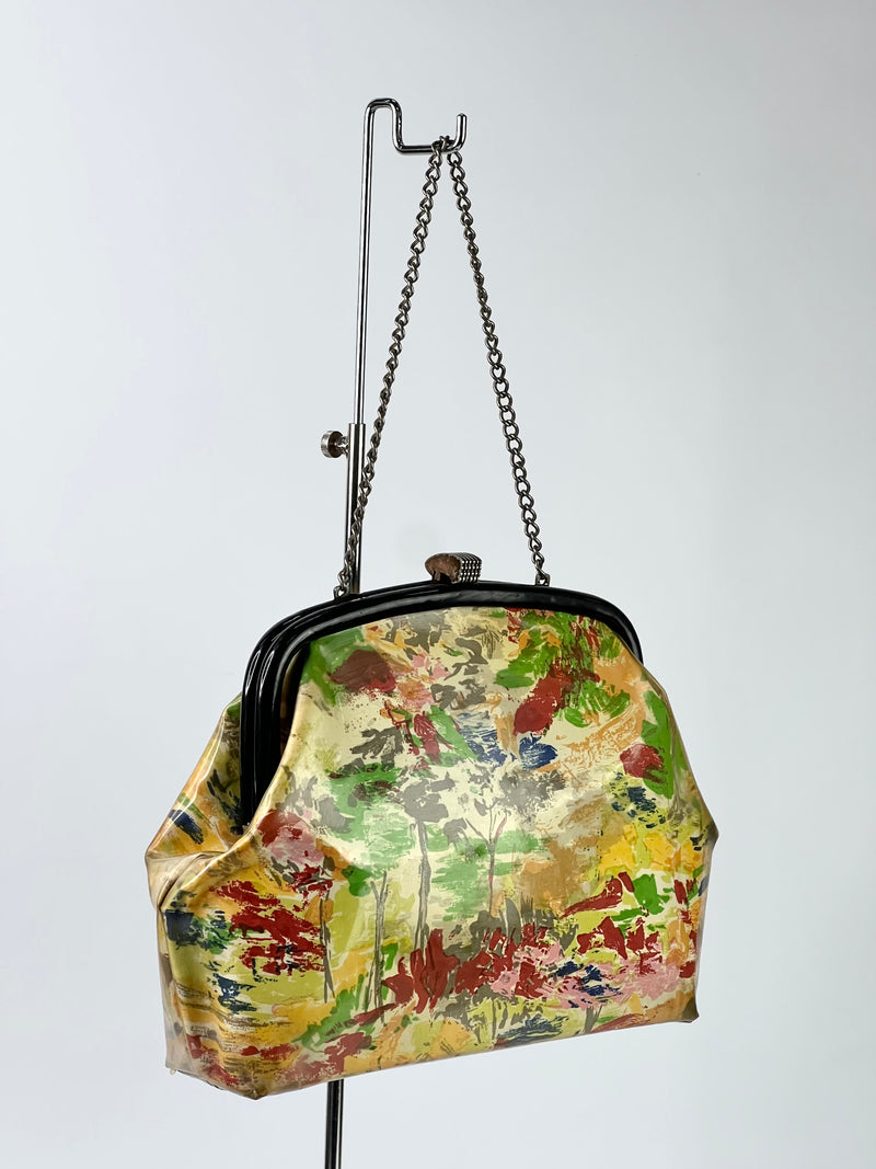 50s Multicolour Vinyl Handbag
