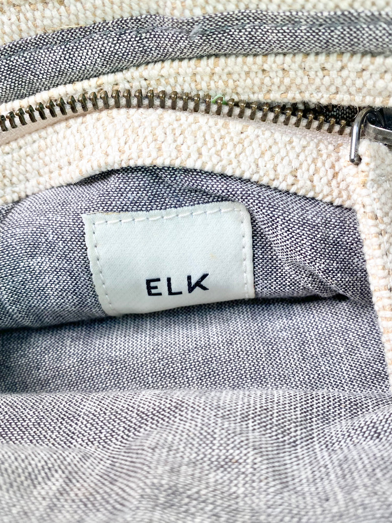 Elk Jute & Cotton Blend Cross Body Bag