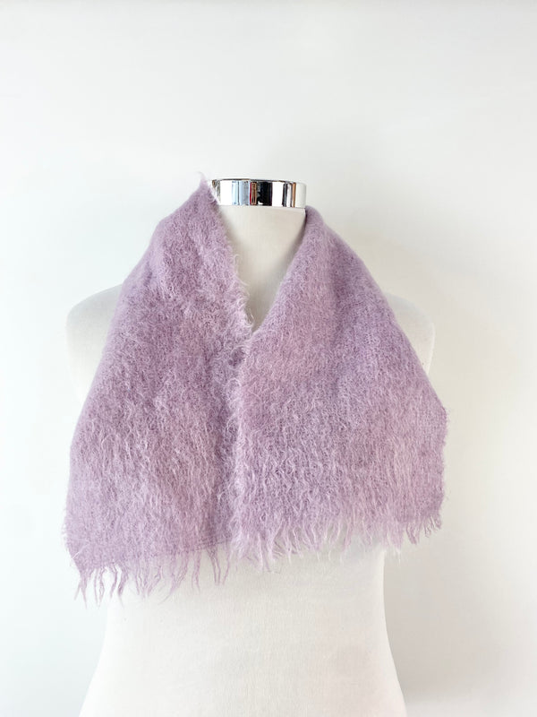 Vintage Lilac Wool Scarf