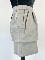 Preen by Thornton Bregazzi Grey Green Layered Skirt - AU8