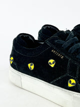 Axel Arigato Alien Embroidered Suede Platform Sneakers - EU39