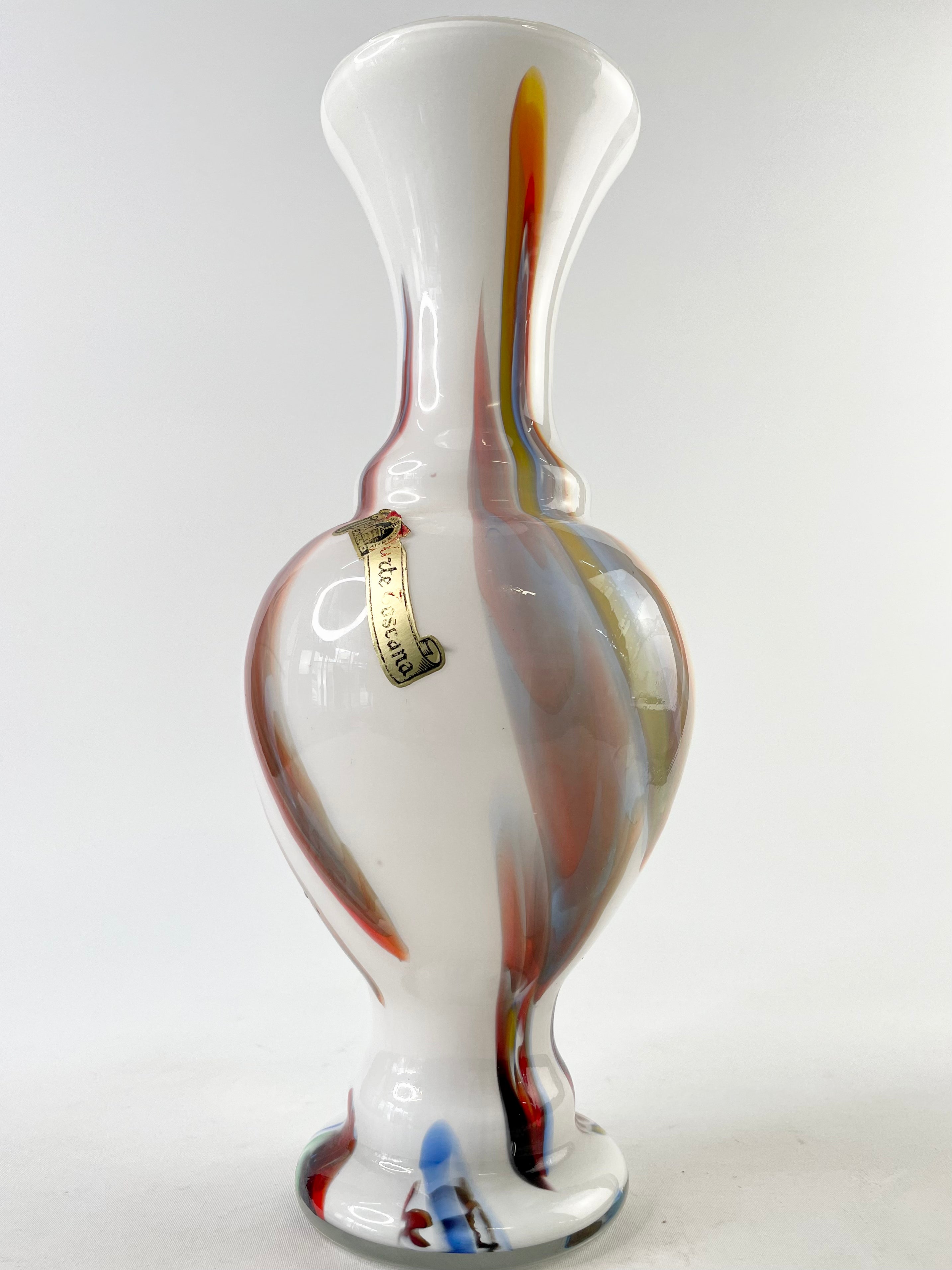 Arno Italian Mid-Century Hand Blown Vase