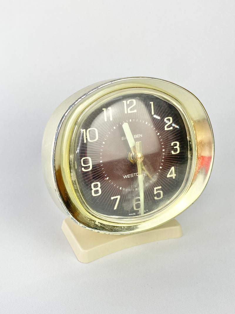 Mid Century Baby Ben Westclox Clock