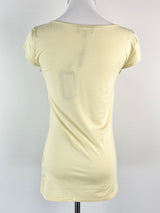 Emporio Armani Butter Yellow Twisted Shirt NWT - AU12
