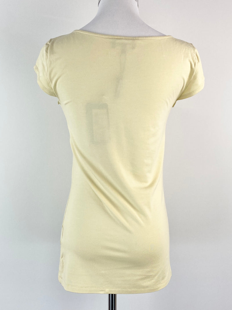 Emporio Armani Butter Yellow Twisted Shirt NWT - AU12
