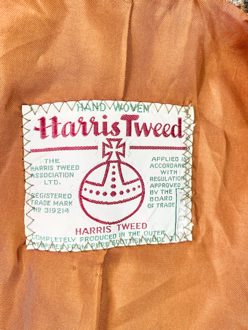 Harris Tweed Wool Blazer - L