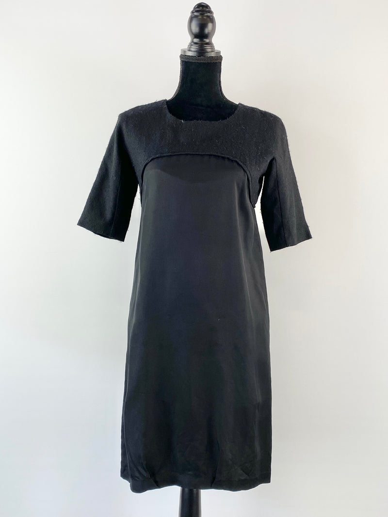 Alpha60 Black Contrast Dress - AU8