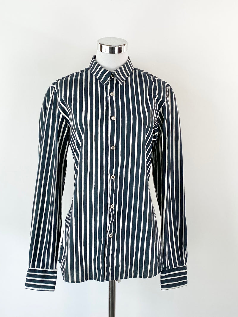 Marimekko Crisp Striped Cotton Shirt - AU8
