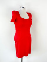 By Nicola Finetti Red Midi Dress - AU12