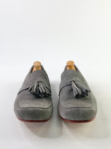 Yaly Custom Grey Suede Loafers - 9