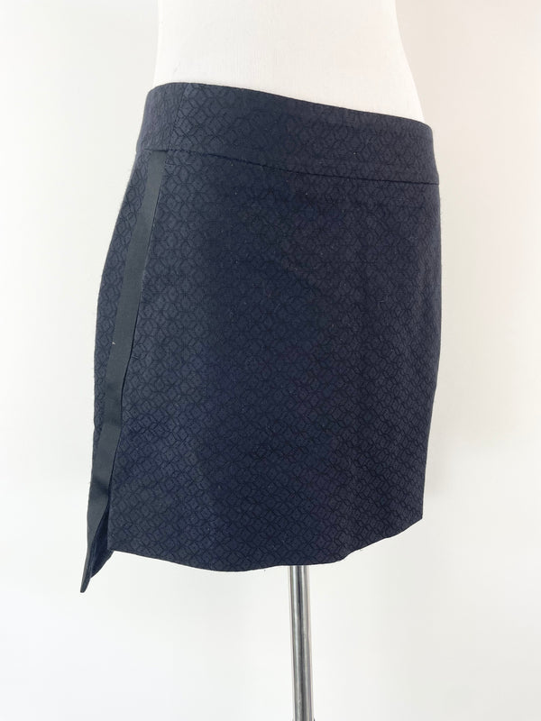 Dries Van Noten Black Wool Skirt - AU8