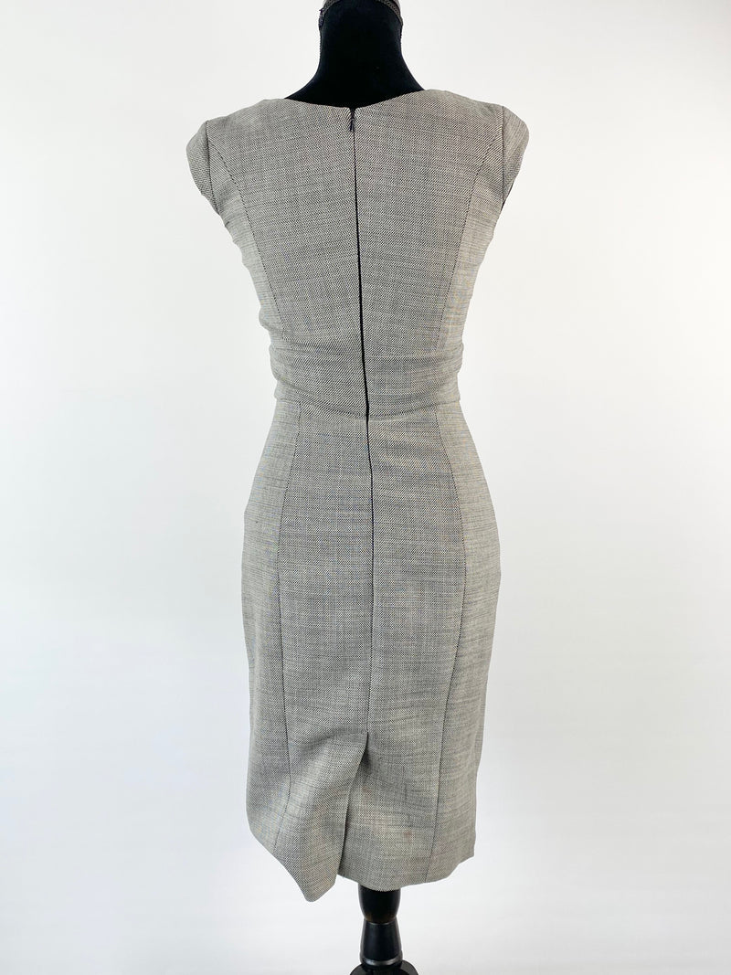 Karen Millen Wool Blend Grey Dress - AU6