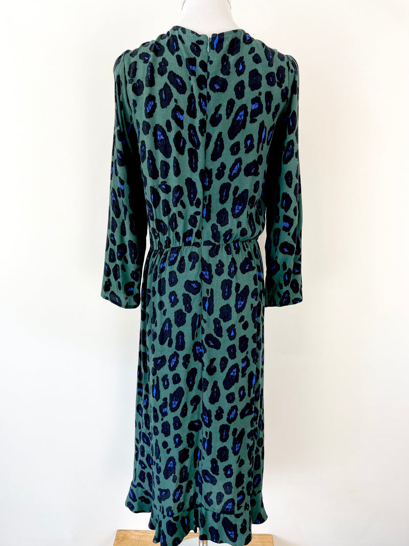 Gorman Forest Green Animal Print Dress - AU8