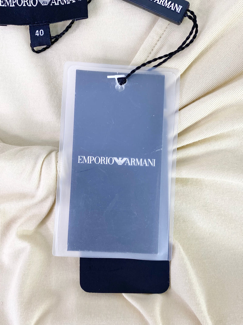 Emporio Armani Butter Yellow Twisted Shirt NWT - AU12