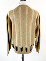 Vintage Ansett Beige Wool Knit Sweater - AU12