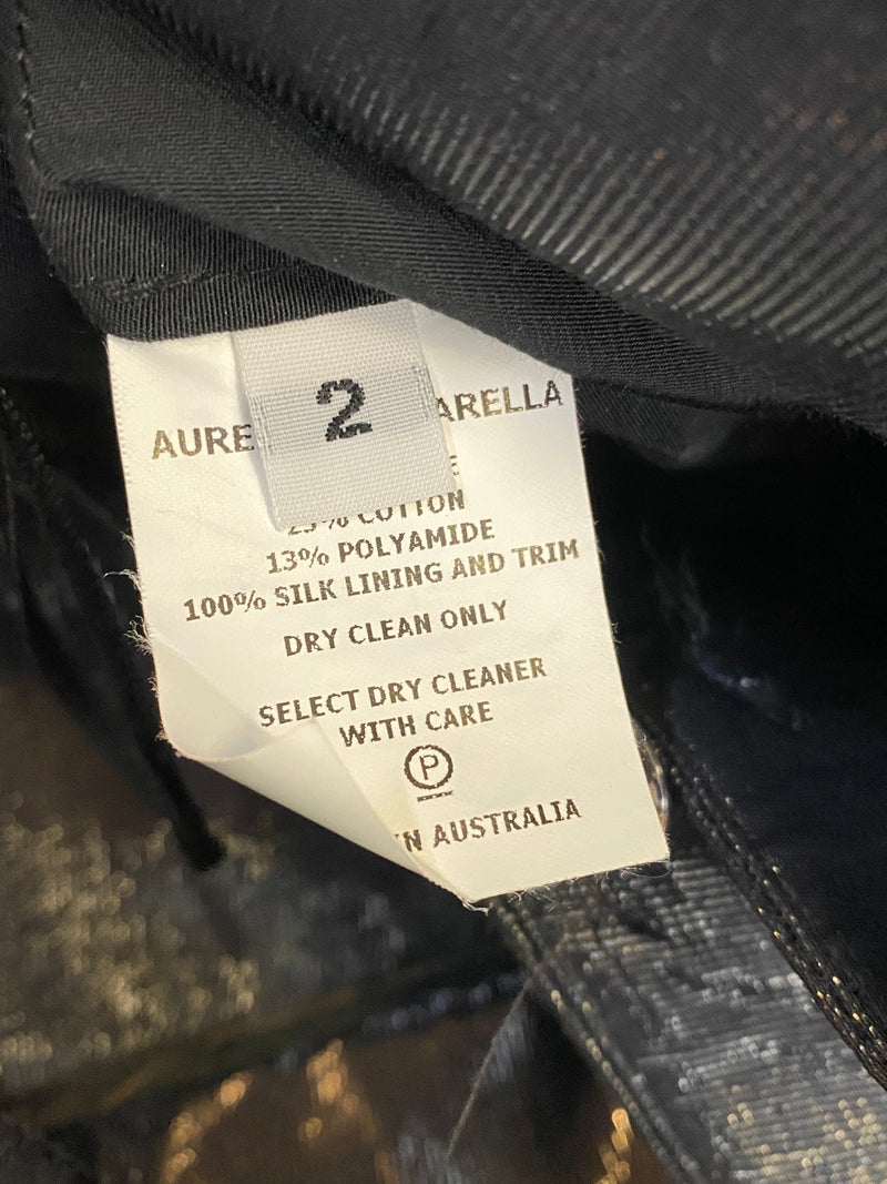 Aurelio Costarella High Shine Slacks - AU10