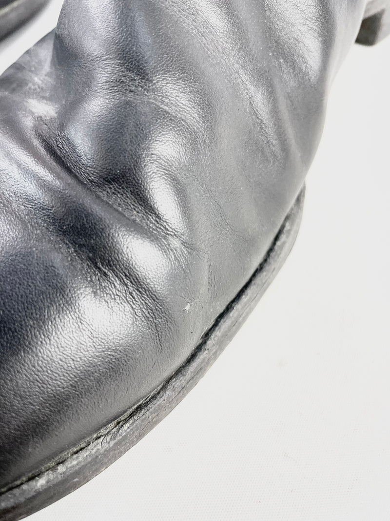 R.M. Williams Black Leather Chelsea Boots - EU43