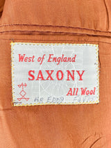 Vintage Saxony Ginger Wool Blazer - AU8
