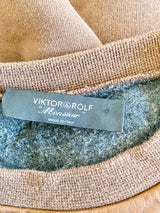 Viktor & Rolf Monsieur Tan Cotton & Acrylic Sweater - S