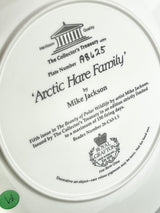 Royal Doulton 'Arctic Hare' Polar Wildlife Collectible Plate