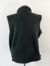Huski Black Fleece Vest - XL