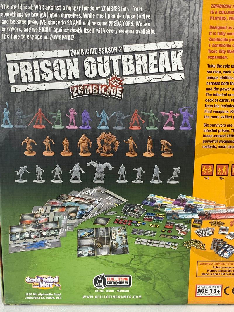 Zombicide Season 2 Prison Outbreak Board Game