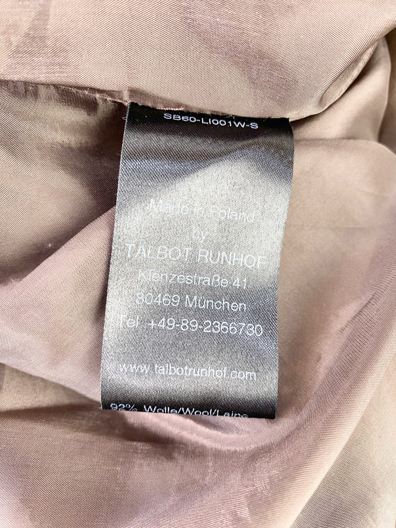 Talbot Runhof Wool Blend Floral Dress - AU14/16