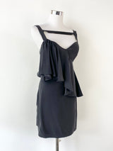 Arnsdorf Black Silk Dress - AU10