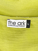The Ark Chartreuse Semi Sheer Tunic - AU12
