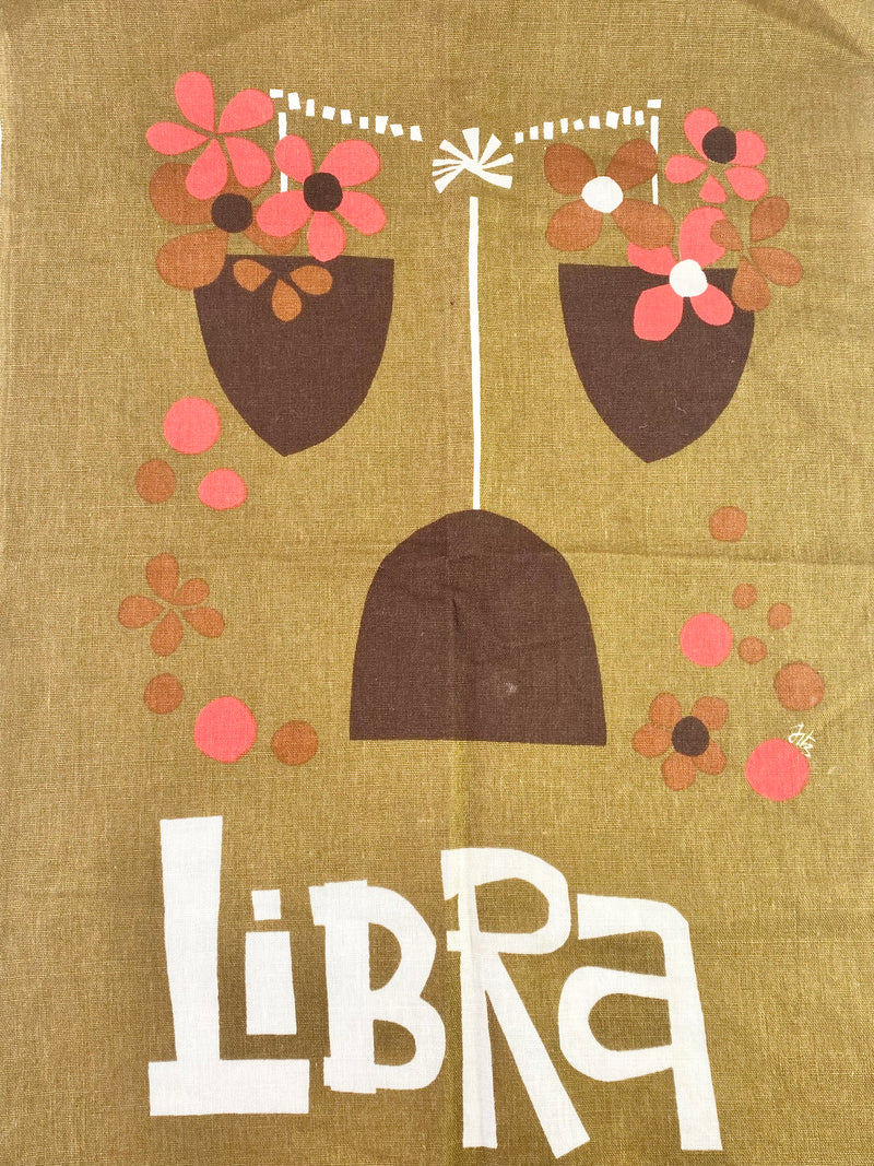Vintage Libra Linen & Cotton Teatowls