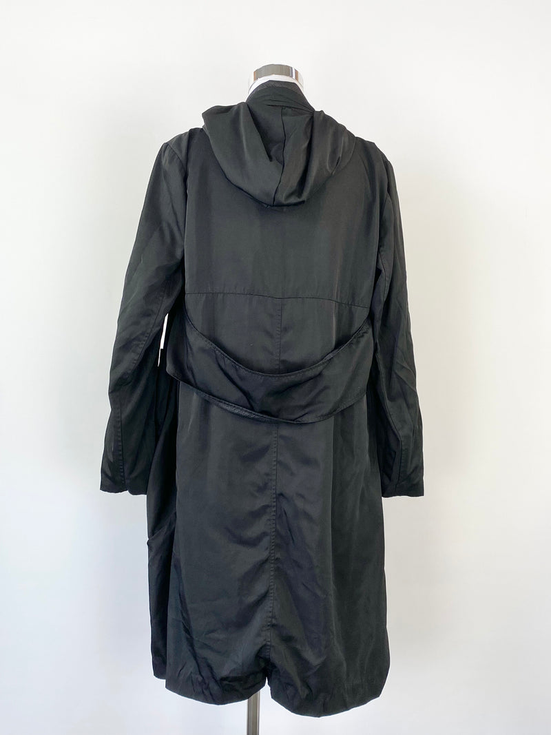 Raw Black Raincoat - AU16