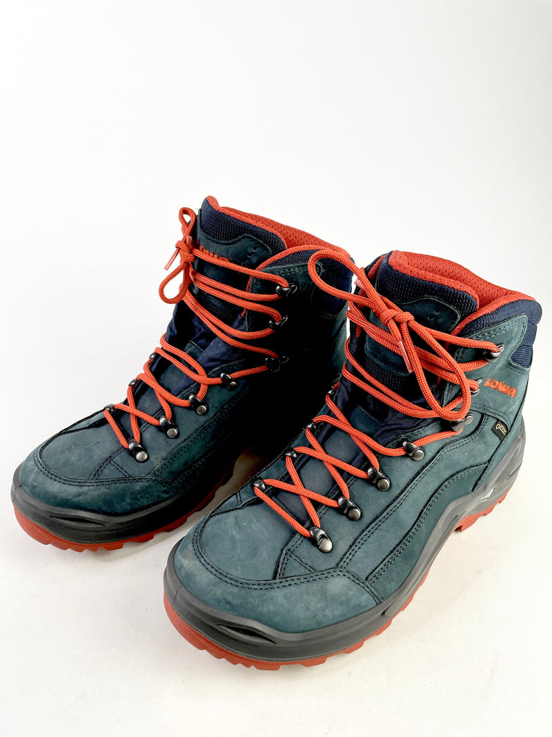 Lowa Navy Blue Renegade GTX Mid Hiking Boots - EU43.5