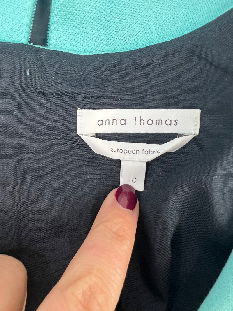 Anna Thomas Light Blue Dress + Jacket Set - AU10